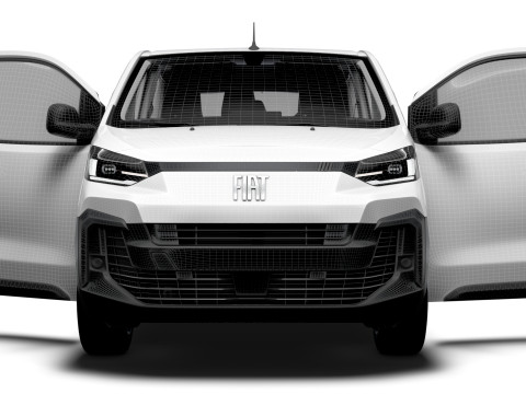 Fiat Scudo CombiVan L3 HQ Interior 2025 Modello 3D