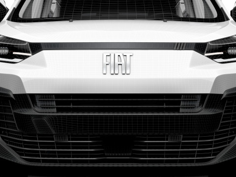 Fiat Scudo CombiVan L3 HQ Interior 2025 Modello 3D