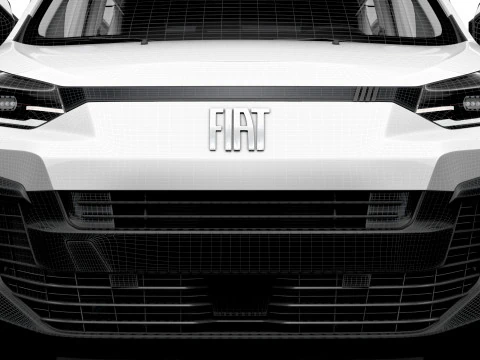 Fiat Scudo CombiVan L3 HQ Interior 2025 3D Model