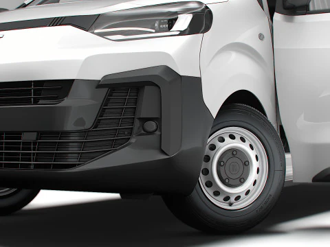 Fiat Scudo Tailgate Van L2 HQ Interior 2025 3D Model