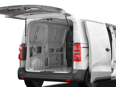 Fiat Scudo Tailgate Van L2 HQ Interior 2025 3D Model