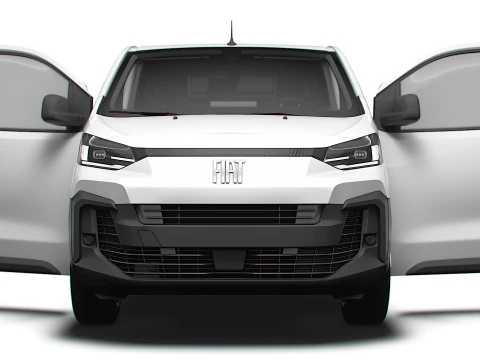 Fiat Scudo Tailgate Van L2 HQ Interior 2025 3D Model