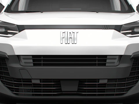Fiat Scudo Tailgate Van L2 HQ Interior 2025 3D Model
