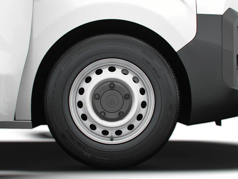 Fiat Scudo Tailgate Van L2 HQ Interior 2025 3D Model