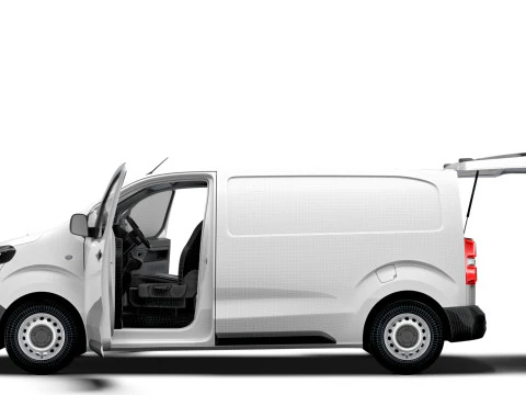 Fiat Scudo Tailgate Van L2 HQ Interior 2025 3D Model