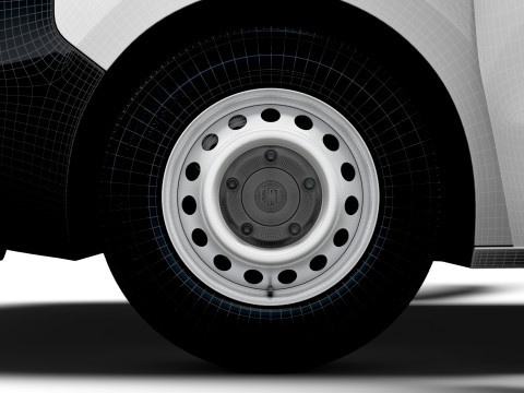 Fiat Scudo Tailgate Van L2 HQ Interior 2025 Modelo 3D