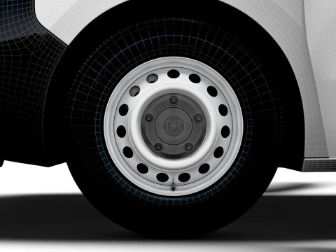 Fiat Scudo Tailgate Van L2 HQ Interior 2025 3D Model