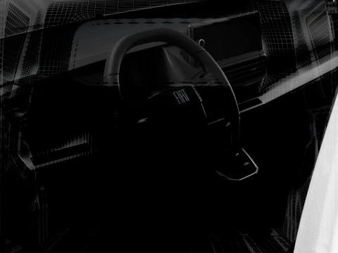 Fiat Scudo Tailgate Van L2 HQ Interior 2025 3D Model