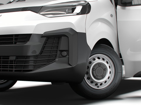 Fiat Scudo Van L1 HQ Interior 2025 3D 모델