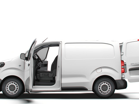 Fiat Scudo Van L1 HQ Interior 2025 3D 모델