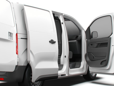 Fiat Scudo Van L1 HQ Interior 2025 3D 모델