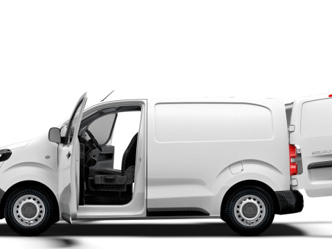 Fiat Scudo Van L1 HQ Interior 2025 3D 모델