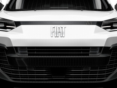Fiat Scudo Van L1 HQ Interior 2025 3D 모델