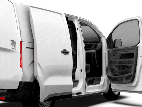 Fiat Scudo Van L1 HQ Interior 2025 3D 모델