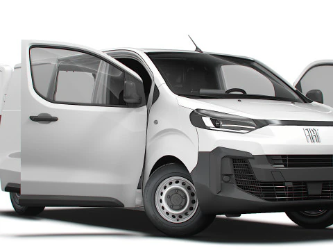 菲亚特 Scudo Van L2 HQ 内饰 2025 3D 模型