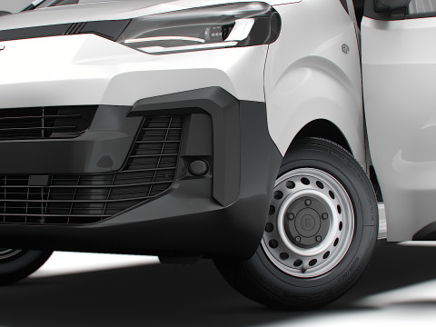 Fiat Scudo Van L2 HQ Interior 2025 3D Model