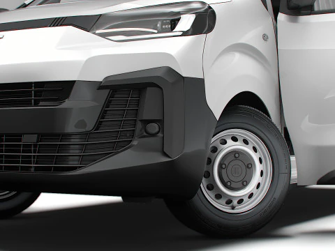 Fiat Scudo Van L2 HQ Interior 2025 3D Model