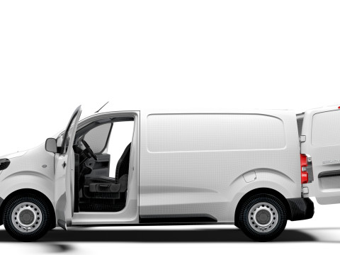 Fiat Scudo Van L2 HQ Interior 2025 3D Model