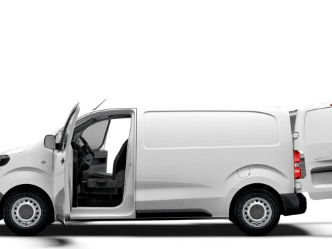 Fiat Scudo Van L2 HQ Interior 2025 3D Model