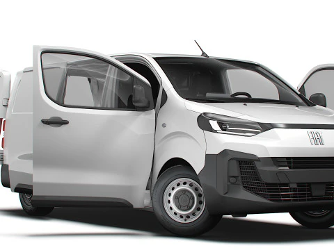 菲亚特 Scudo Van L3 HQ 内饰 2025 3D 模型