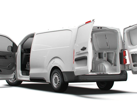 Fiat Scudo Van L3 HQ Interior 2025 3D Model