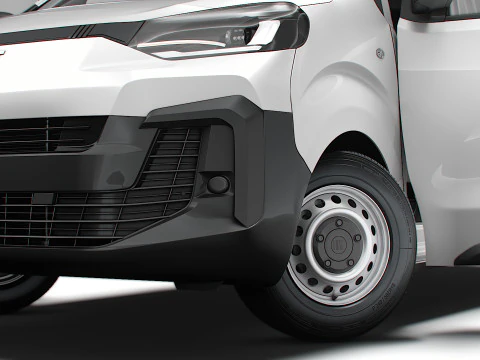 Fiat Scudo Van L3 HQ Interior 2025 3D Model