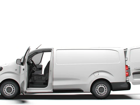 Fiat Scudo Van L3 HQ Interior 2025 3D Model