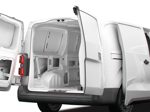 Fiat Scudo Van L3 HQ Interior 2025 3D Model