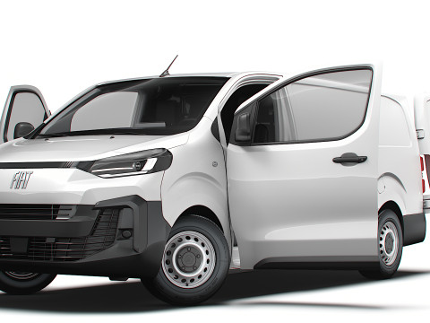 Fiat Scudo Van L3 HQ Interior 2025 Model 3D
