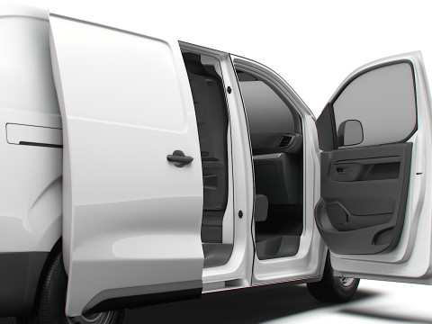 Fiat Scudo Van L3 HQ Interior 2025 Model 3D