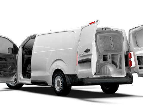 Fiat Scudo Van L3 HQ Interior 2025 Model 3D