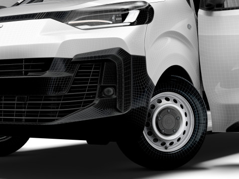 Fiat Scudo Van L3 HQ Interior 2025 Model 3D