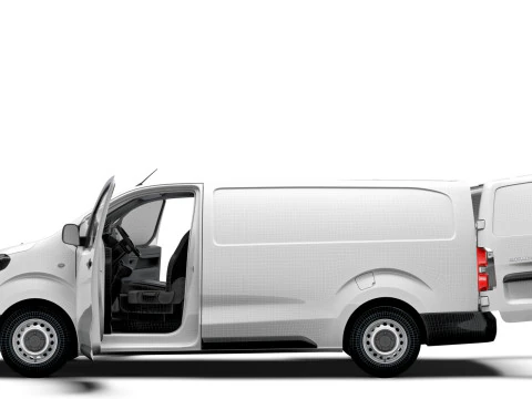 Fiat Scudo Van L3 HQ Interior 2025 3D Model