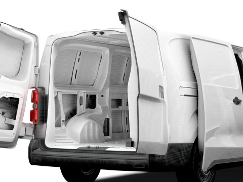 Fiat Scudo Van L3 HQ Interior 2025 3D Model