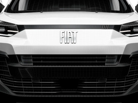 Fiat Scudo Van L3 HQ Interior 2025 3D Model