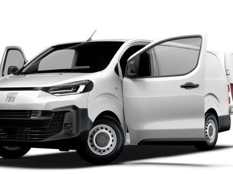 Fiat Scudo Van L3 HQ Interior 2025 Model 3D
