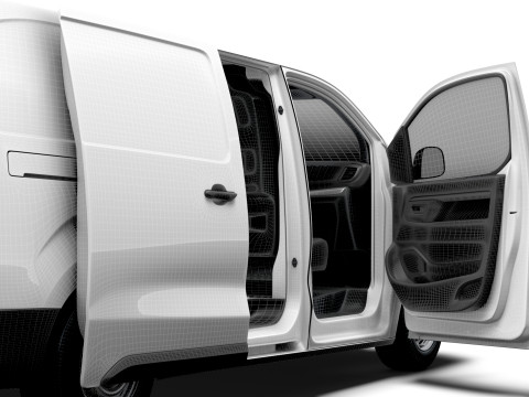 Fiat Scudo Van L3 HQ Interior 2025 Model 3D