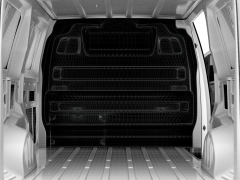 Fiat Scudo Van L3 HQ Interior 2025 Model 3D
