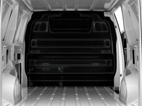 Fiat Scudo Van L3 HQ Interior 2025 3D Model