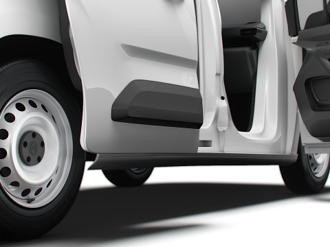 Citroen Berlingo LWB Van HQ Interior 2024 3D Модель