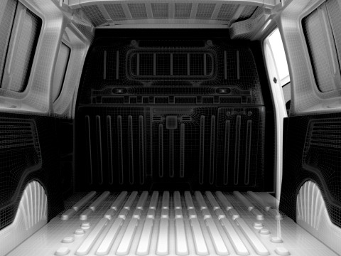 Citroen Berlingo LWB Van HQ Interior 2024 3D Модель