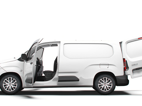 Fiat Doblo LWB Van HQ Interior 2024 3Dモデル