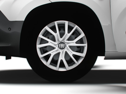 Fiat Doblo LWB Van HQ Interior 2024 3Dモデル