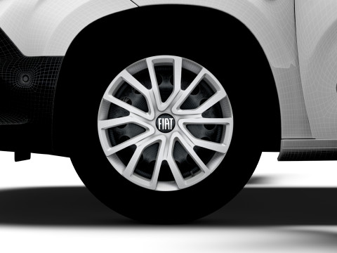 Fiat Doblo LWB Van HQ Interior 2024 3Dモデル