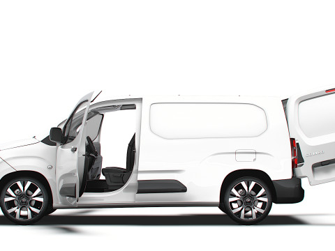 Opel Combo LWB Van HQ Interior 2024 Modèle 3D