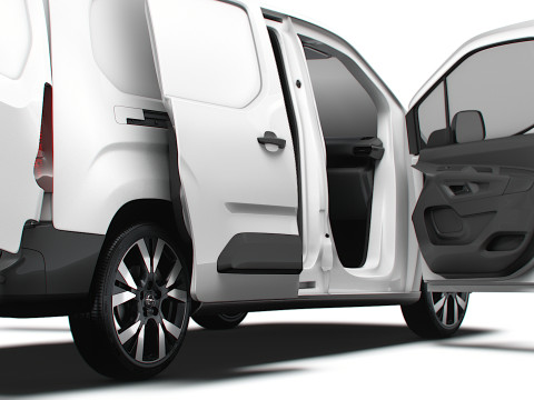 Opel Combo LWB Van HQ Interior 2024 Modèle 3D