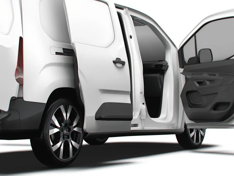 Opel Combo LWB Van HQ Interior 2024 3D Model