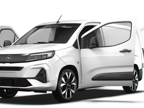Opel Combo LWB Van HQ Interior 2024 Modèle 3D