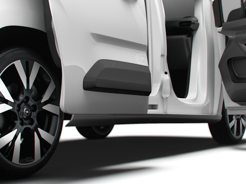 Opel Combo LWB Van HQ Interior 2024 Modèle 3D