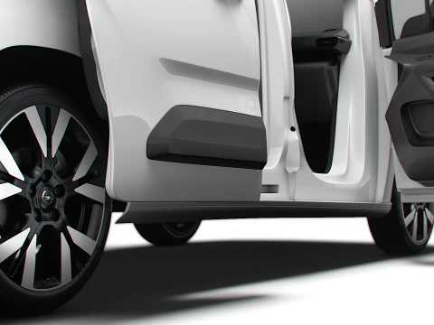 Opel Combo LWB Van HQ Interior 2024 3D Model